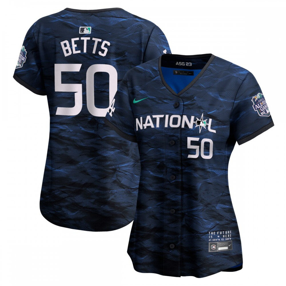 Mookie Betts National League Women's 2023 MLB All-Star Game Limited Player Jersey - Royal-Pro Kit Vault | Brand New 26/27 Sports Jerseys